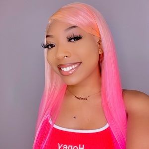 13x4 ombré pink wig